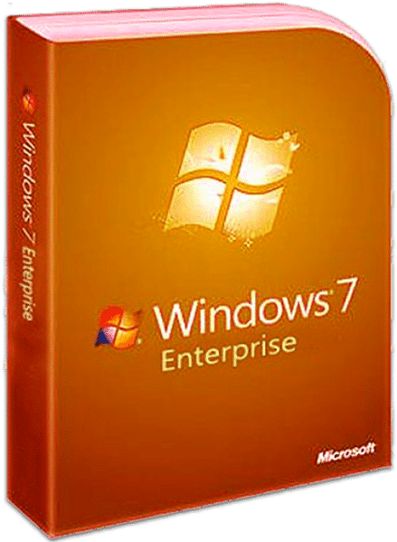 Windows7 Enterprise Box PNG