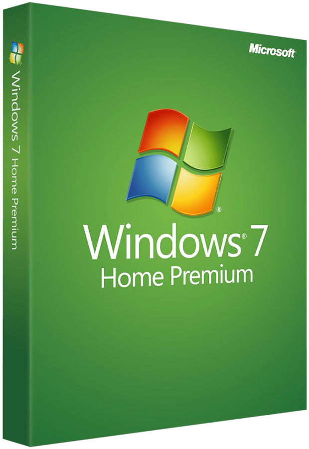 Windows7 Home Premium Box Art PNG