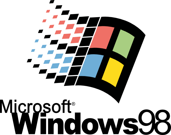 Windows98 Logo Pixelated Effect PNG