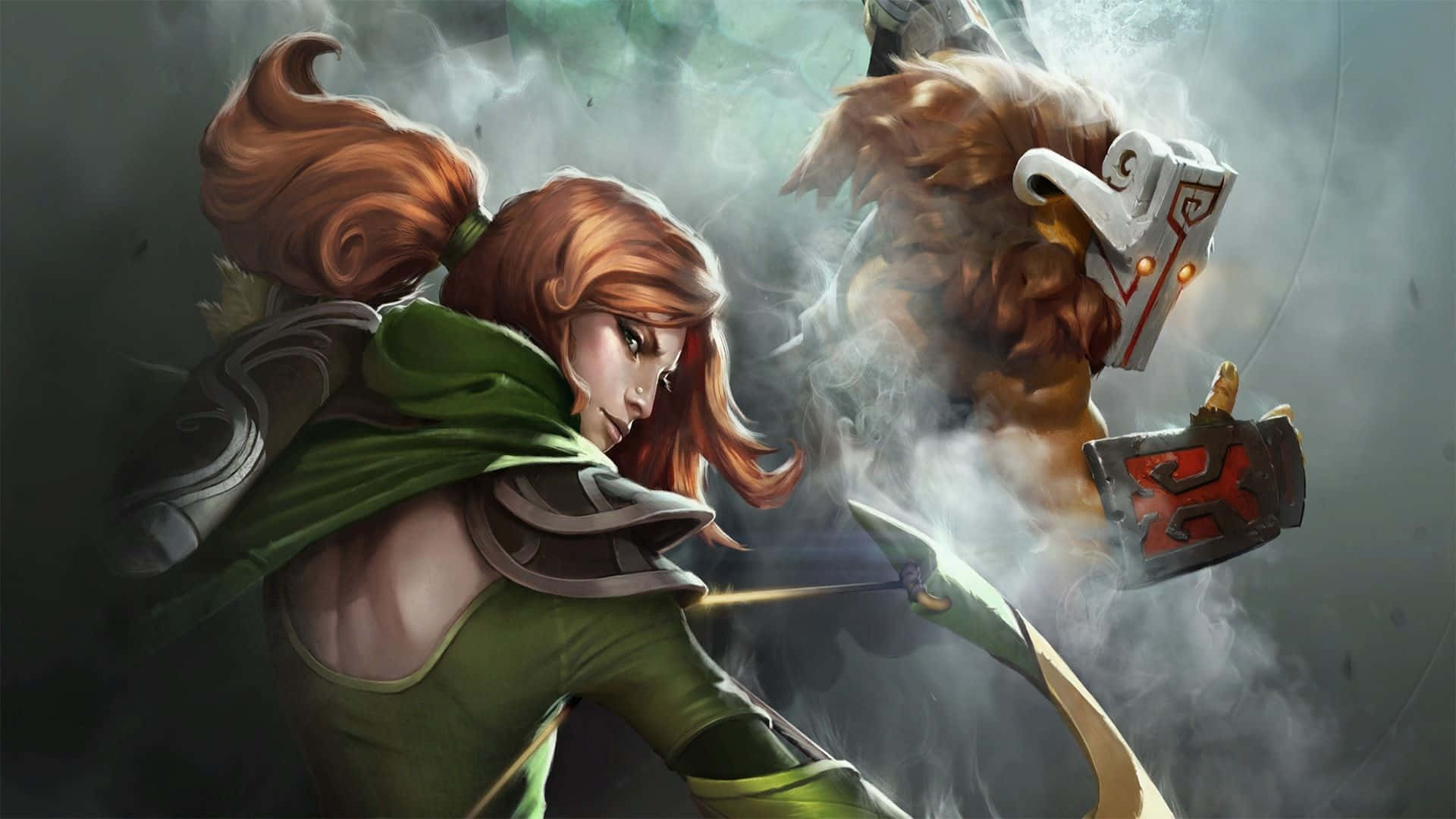 Windranger,ágil Arquera Del Bosque Encantado. Fondo de pantalla