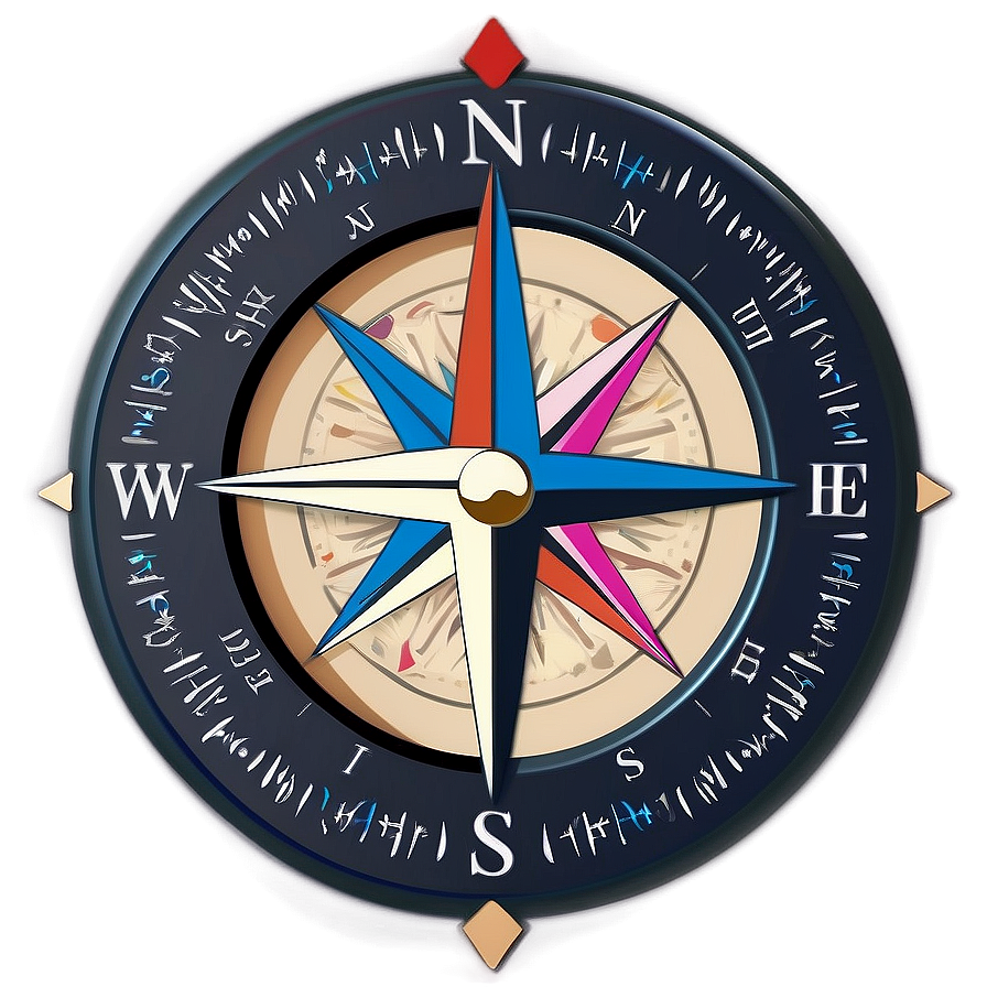 Download Windrose Compass Design Png 35 | Wallpapers.com