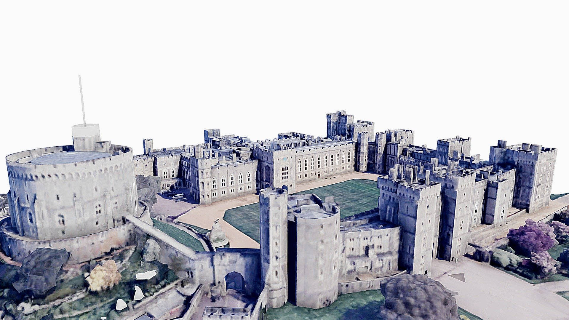 Captivating View of Windsor Castle Wallpaper