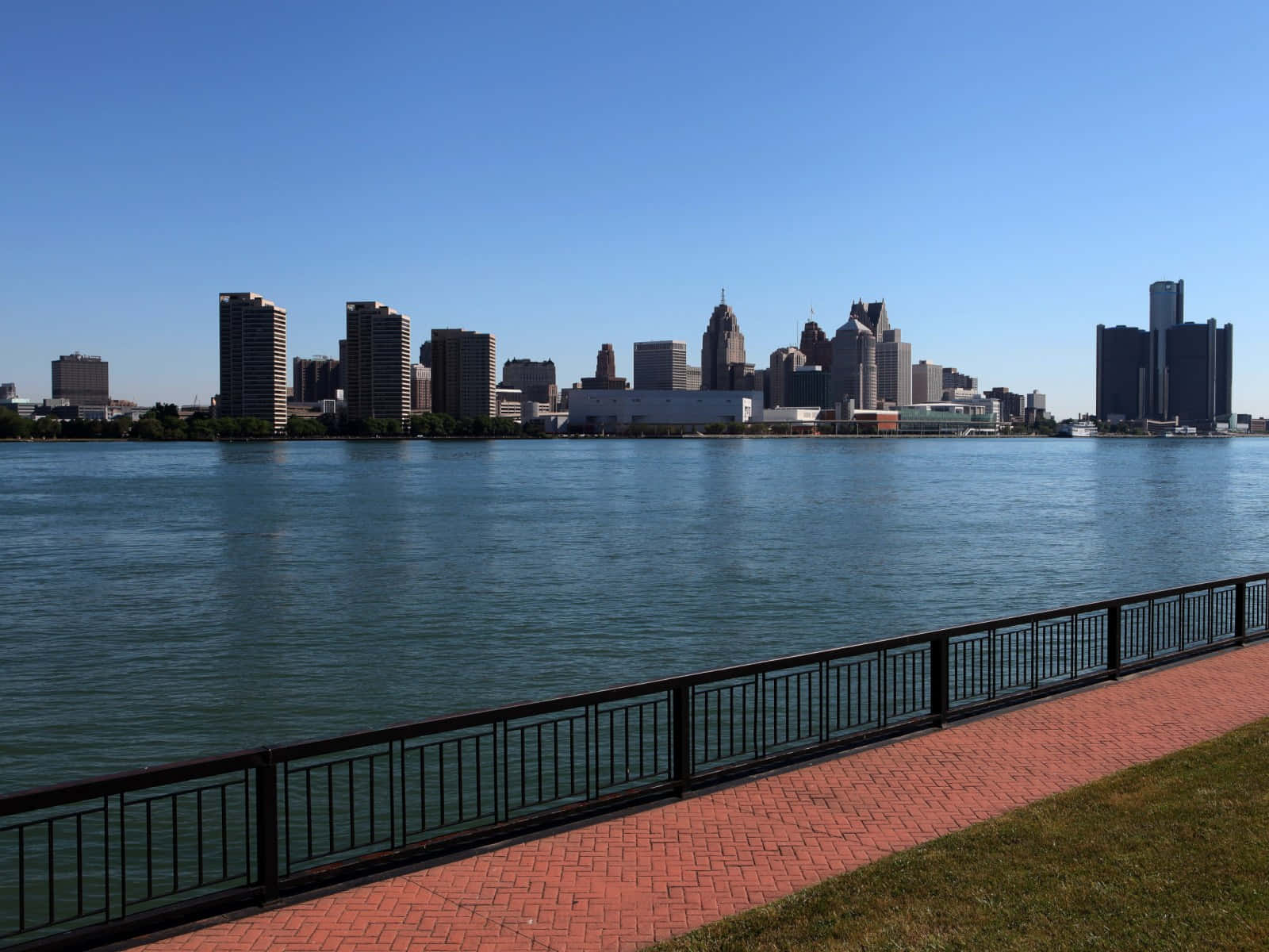 Windsor Riverfront Skyline View Wallpaper