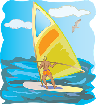 Windsurfing_ Adventure PNG