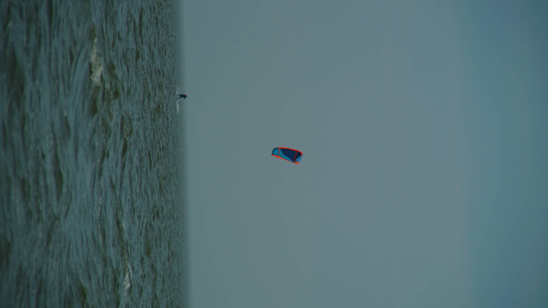 Windsurfing Blå Ocean Wallpaper