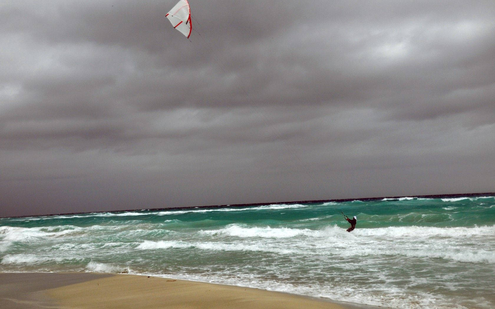 Windsurfing Dark Sky