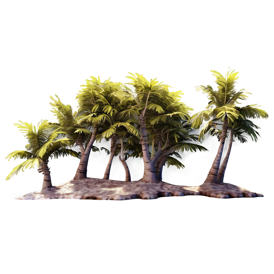 Windswept Coastal Trees Png Ool69 PNG