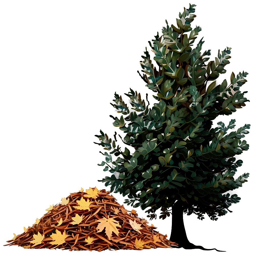 Windy Leaf Pile Png Qpt23 PNG