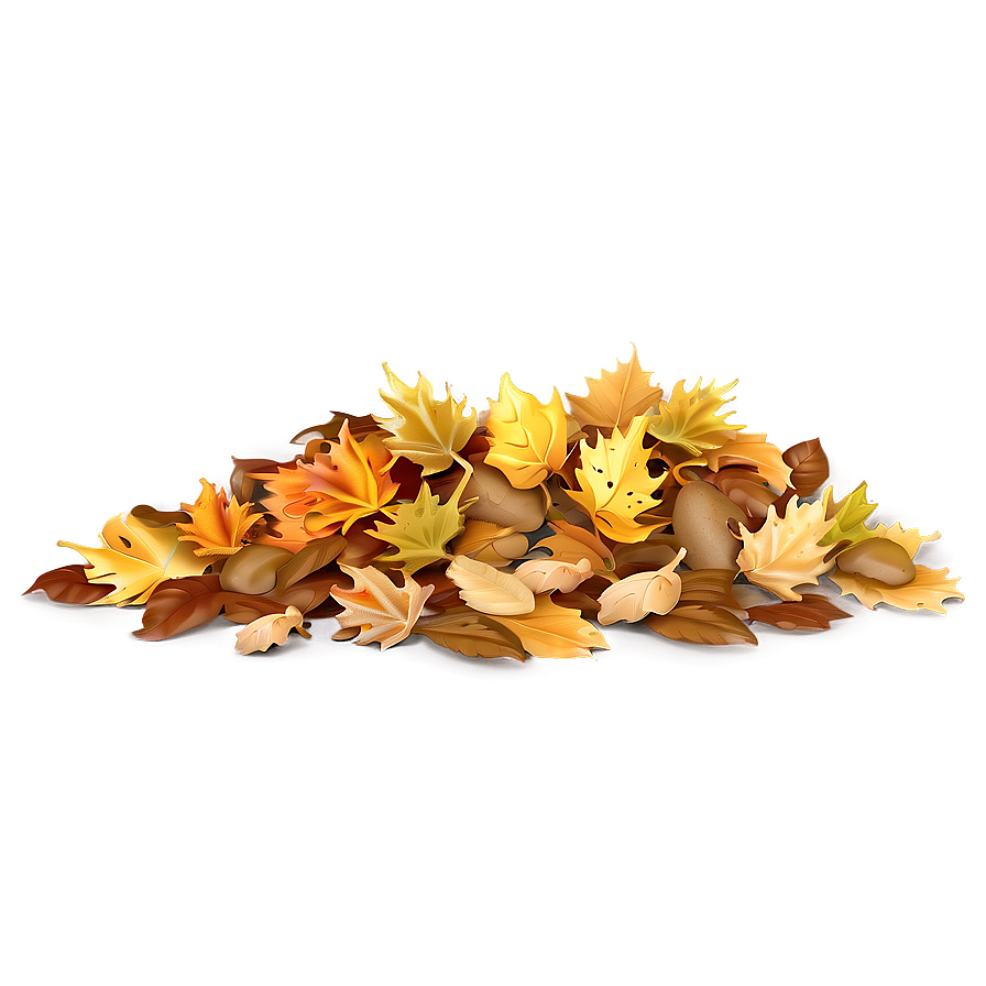 Windy Leaf Pile Png Tnj55 PNG