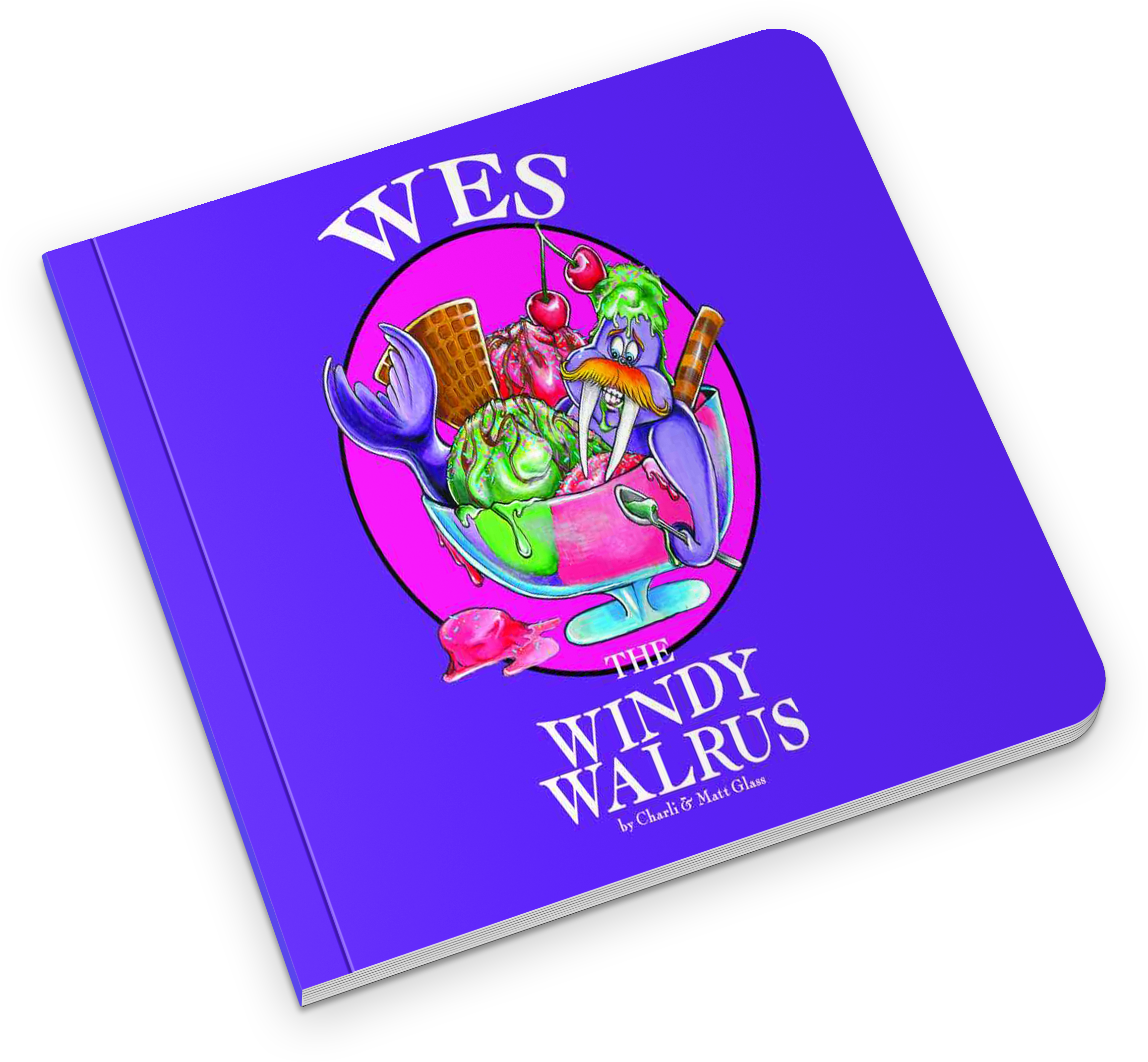 Windy Walrus Book Cover PNG