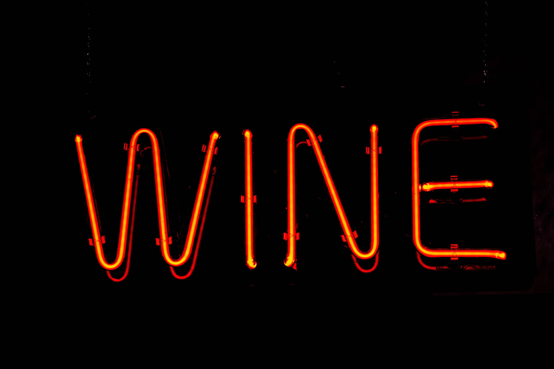 Wine Neon Sign Wallpaper