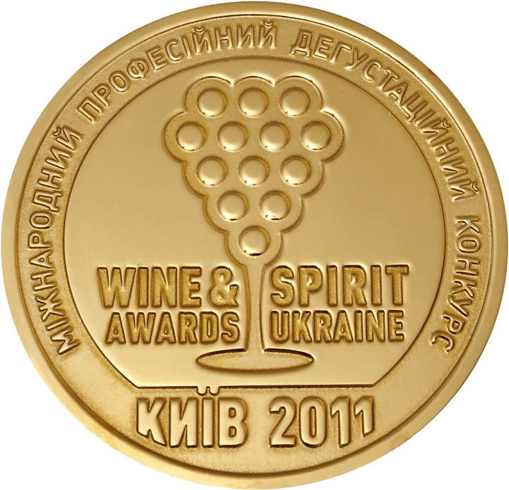 Wine Spirit Awards Ukraine Medal2011 PNG