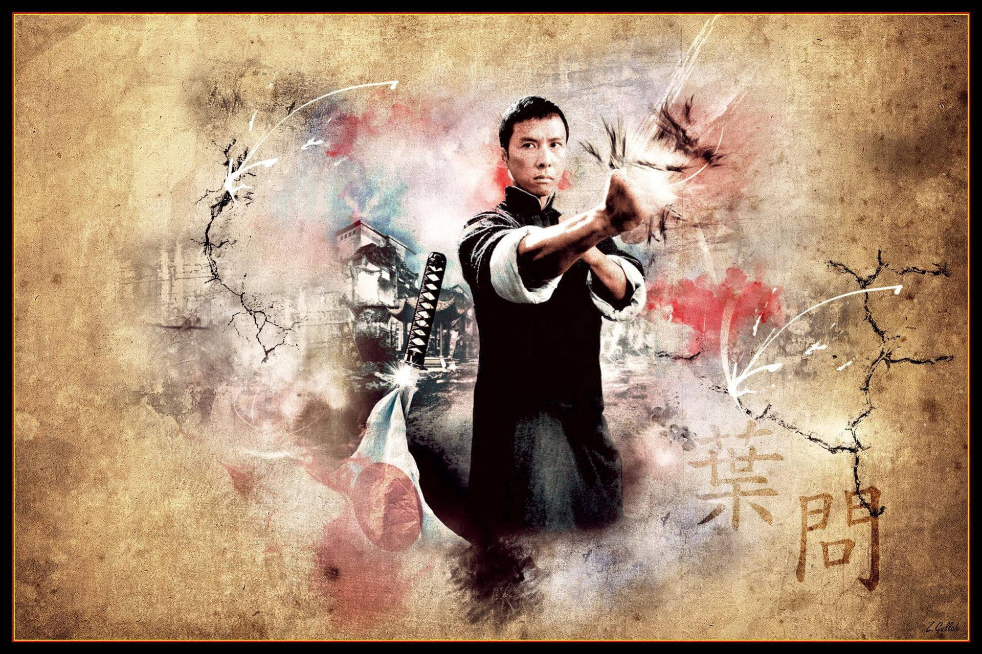 Wingchun Fighting Art - Antik Kung Fu. Wallpaper