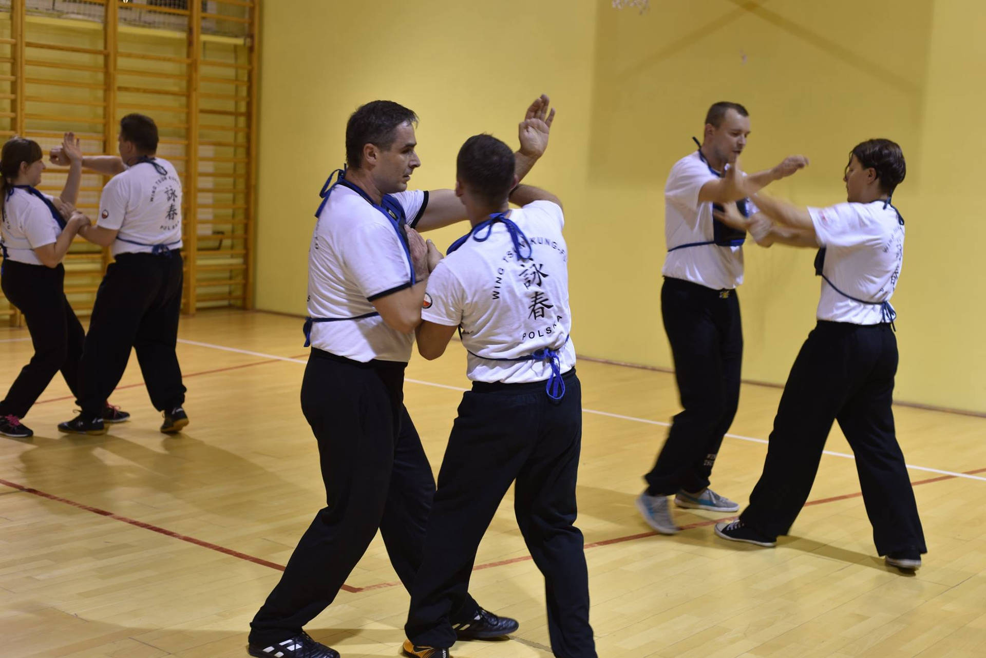 Intricate Wing Chun Group Training Session Wallpaper