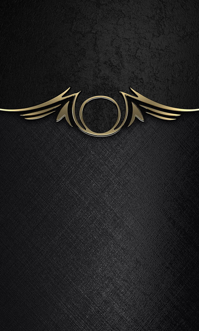 Winged Black And Gold Iphone Wallpaper