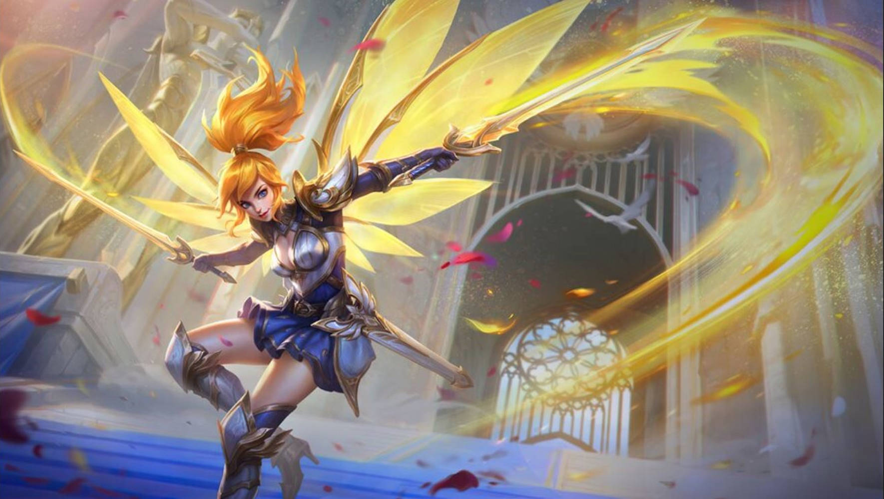 Winged-knight Fanny Mobile Legends Picture