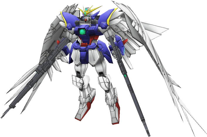 Winged_ Gundam_ Model_ Render PNG