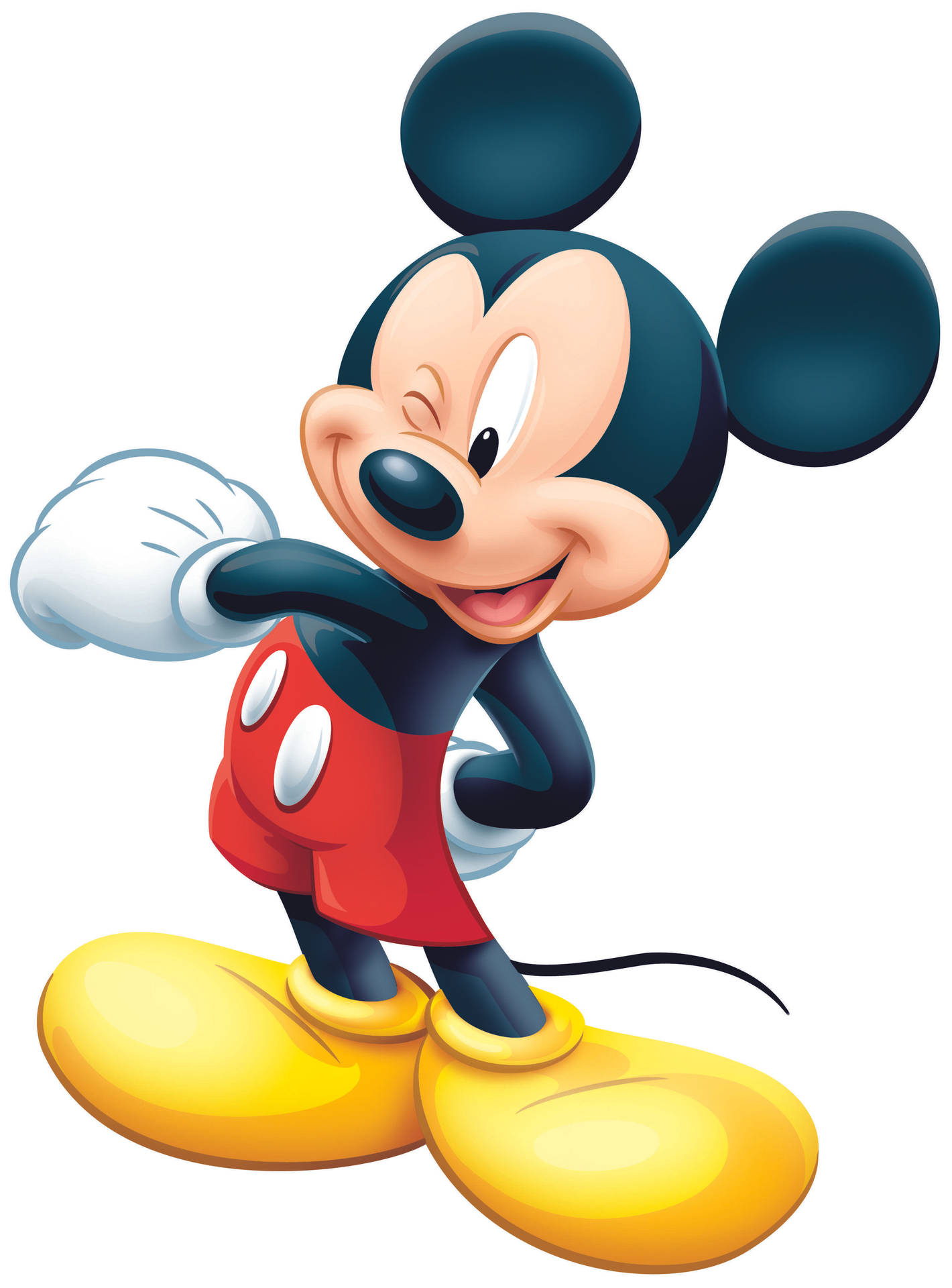 Winking Cartoon Mickey Mouse Hd