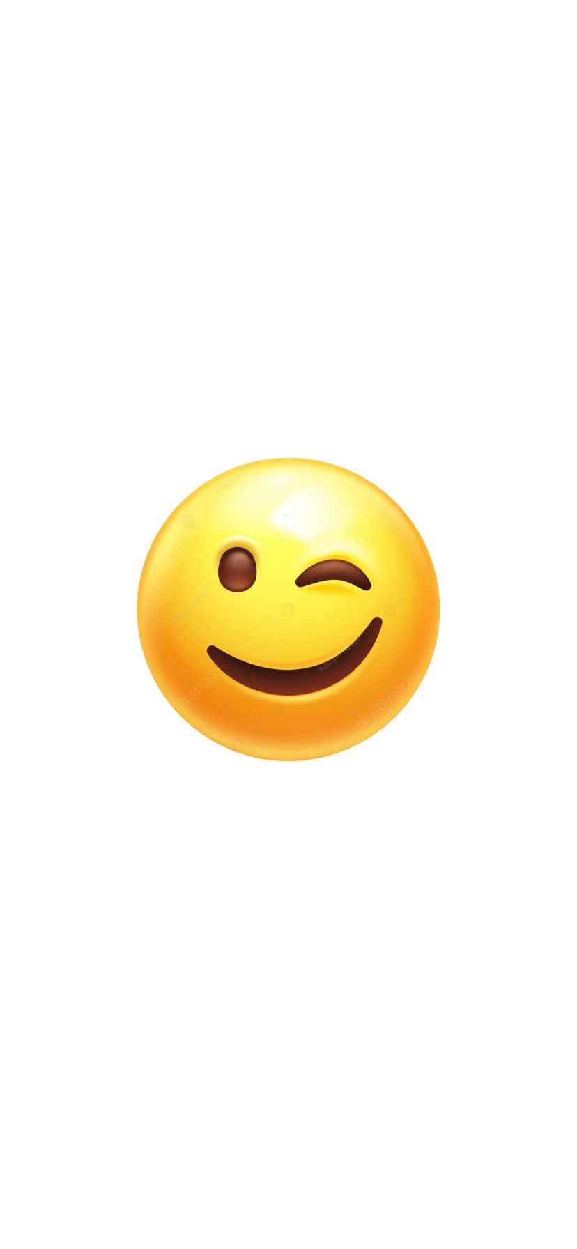 Winking Face Emoji Smile Wallpaper