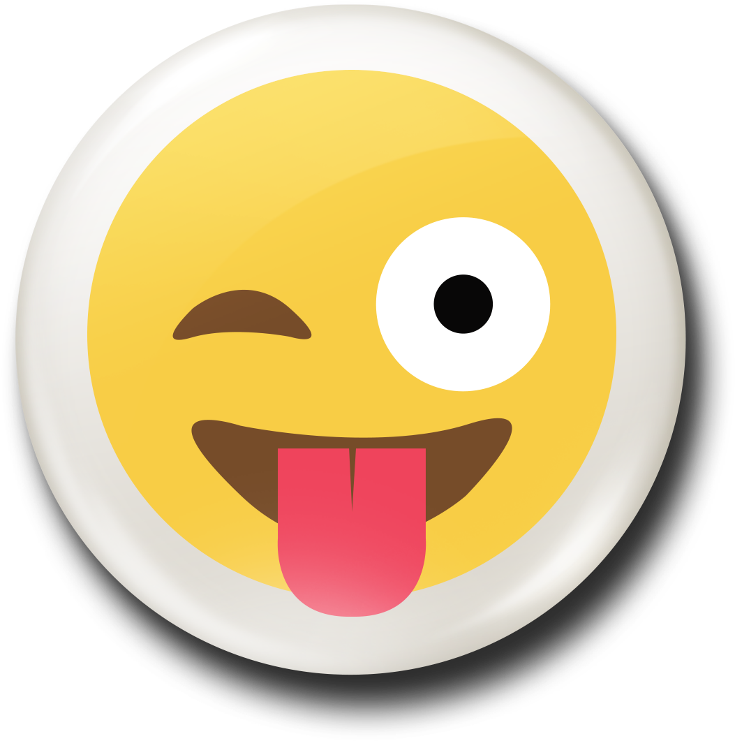 Winking Face Emoji Sticking Out Tongue PNG