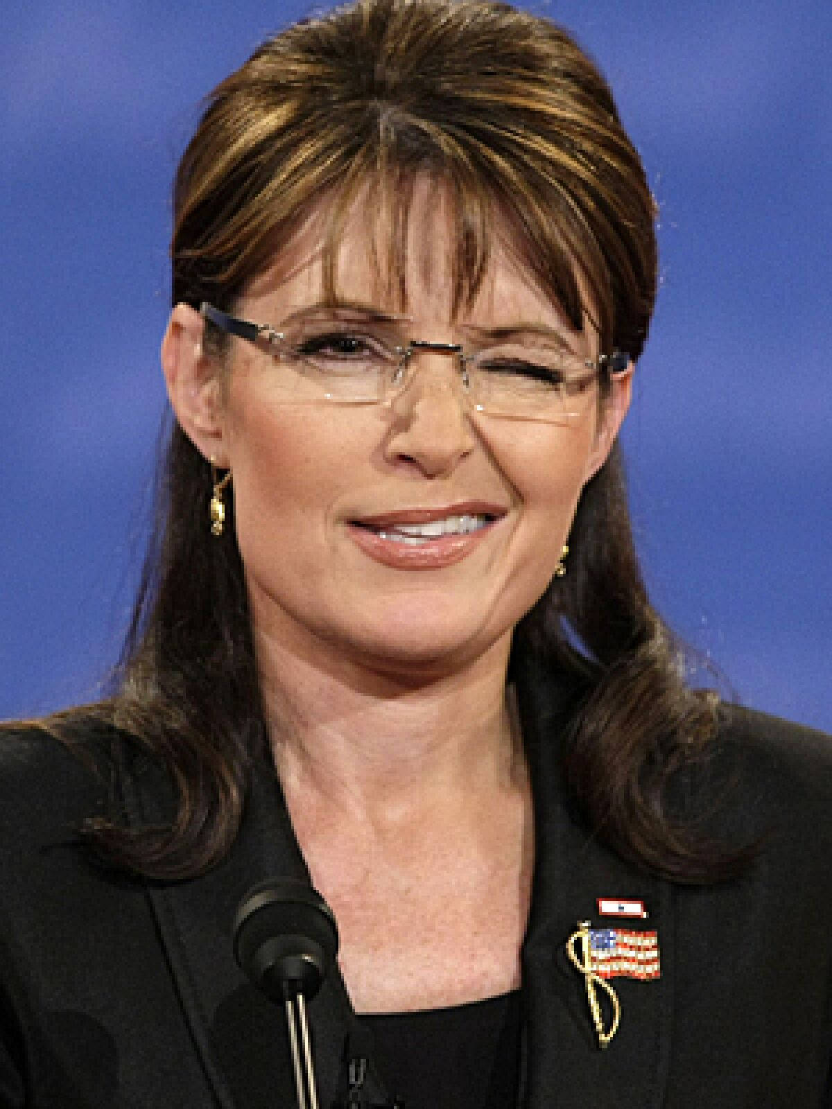 Winking Sarah Palin Wallpaper