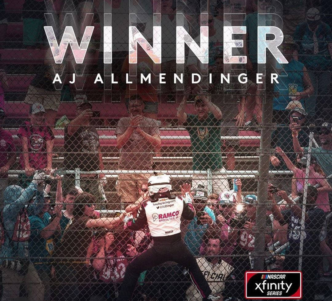 Vinder AJ Allmendinger bilrace tapet. Wallpaper
