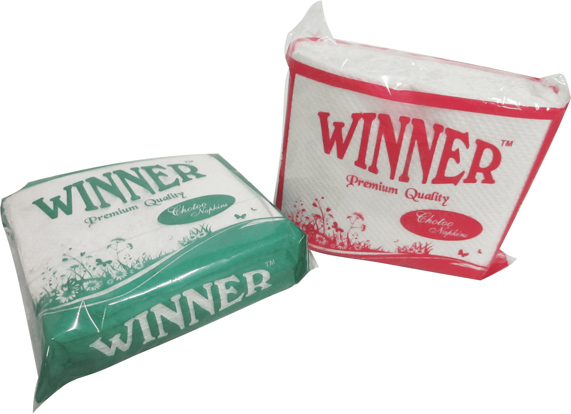 Winner Napkins Packaging PNG
