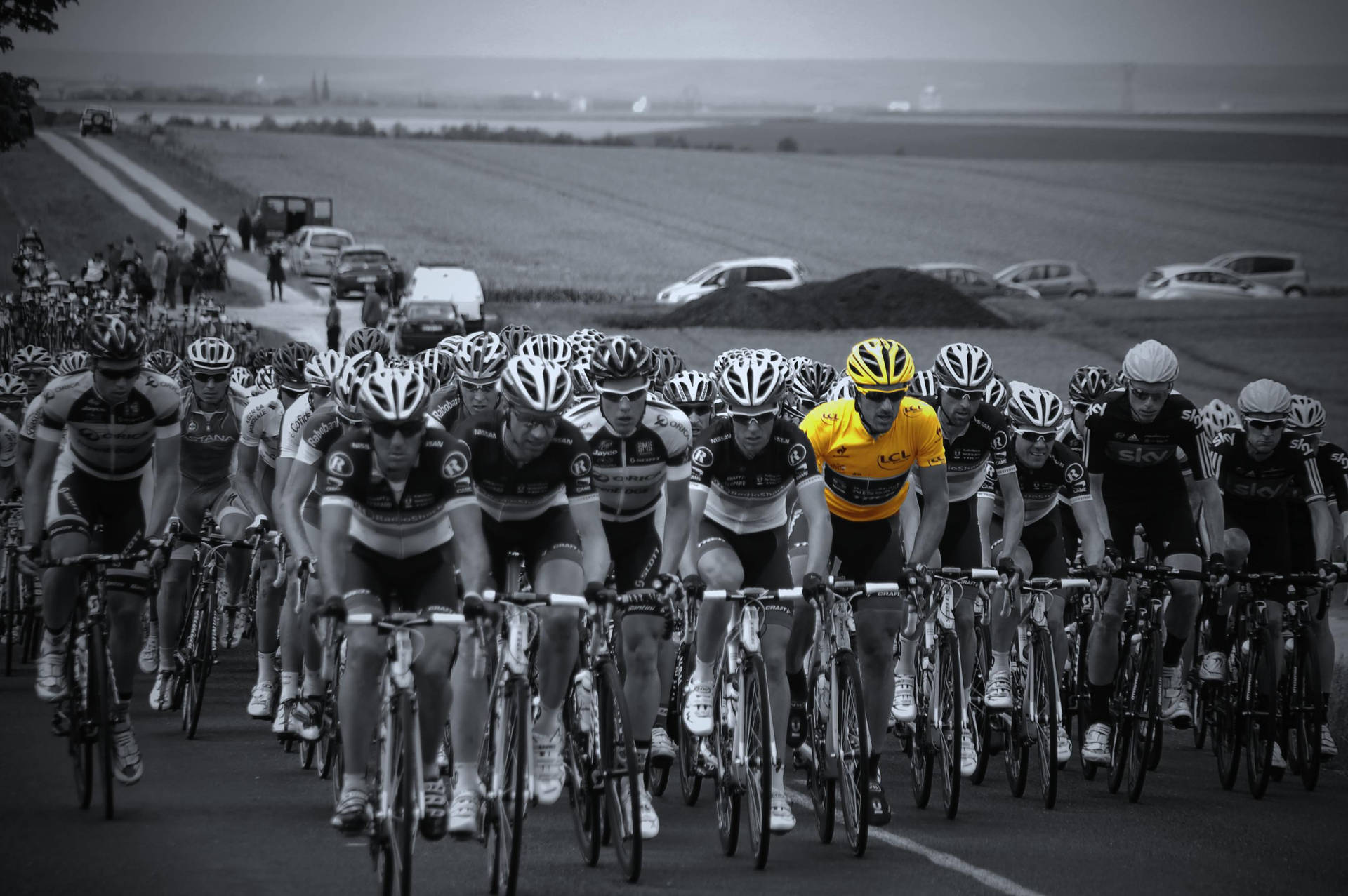 Winner Of Tour De France Race Background