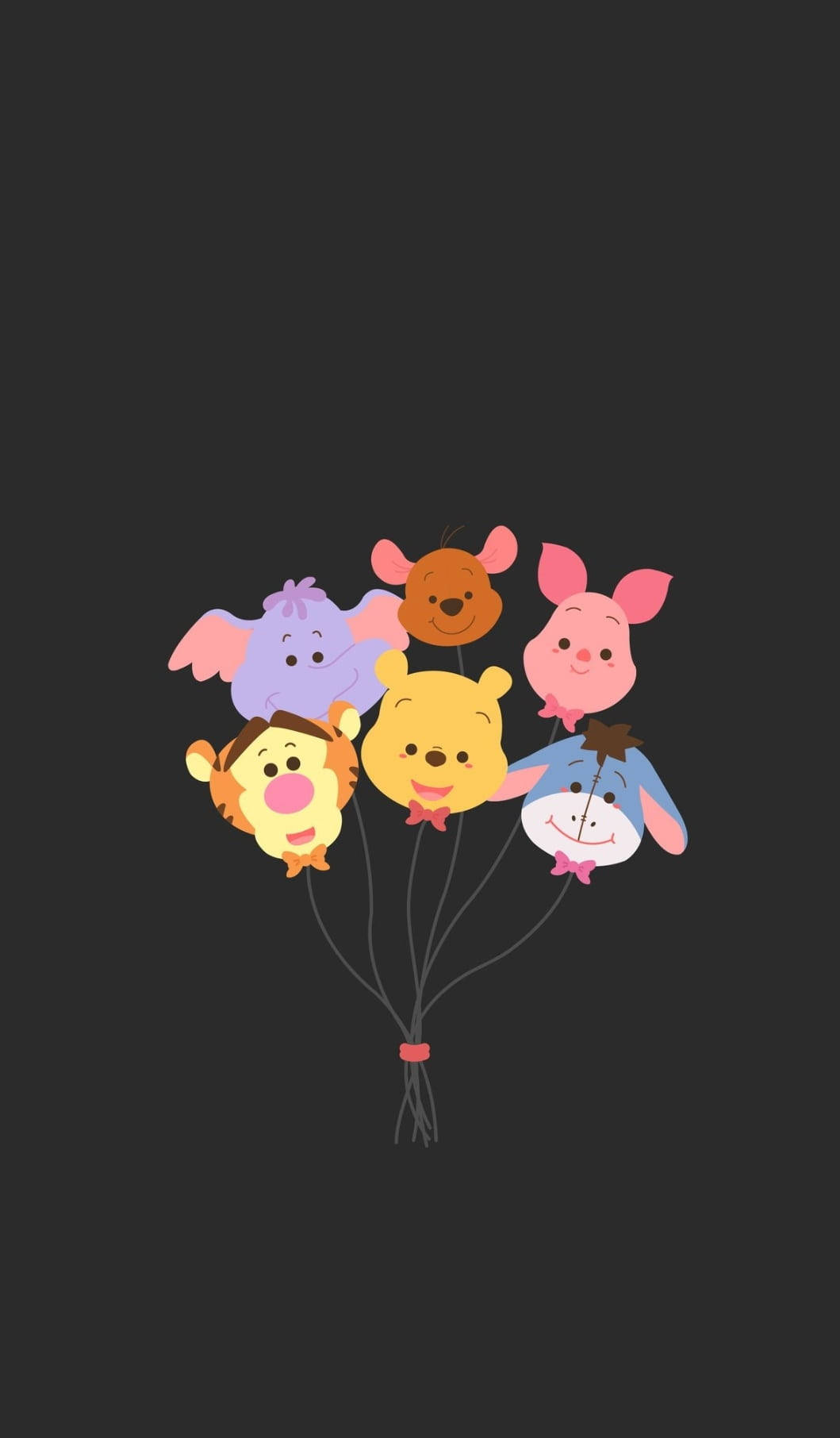 Winnie E Seus Amigos Disney Phone Papel de Parede
