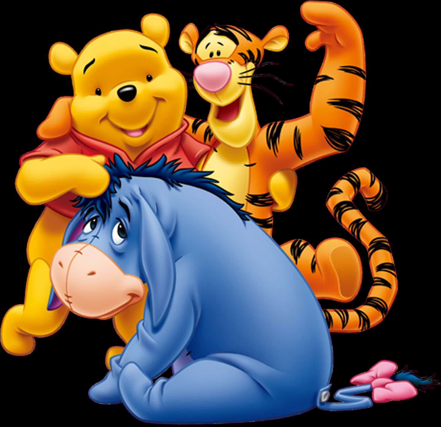 Winnie Pooh Tigger Eeyore Friends PNG