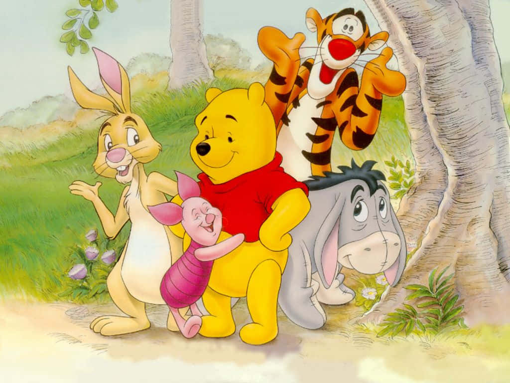 Get lost in the Hundred Acre Woods Wallpaper
