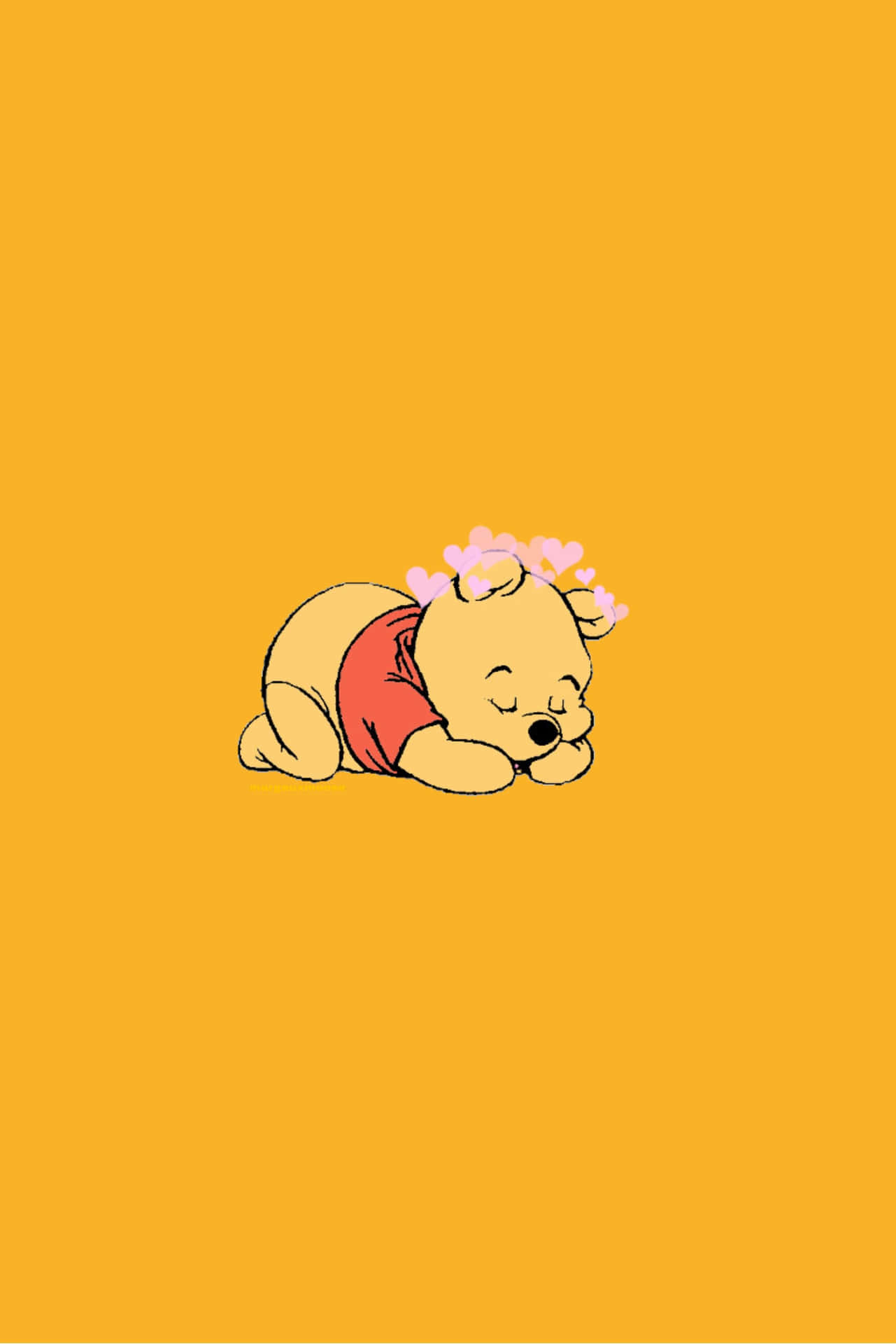 En dejlig æstetik med Winnie The Pooh Wallpaper