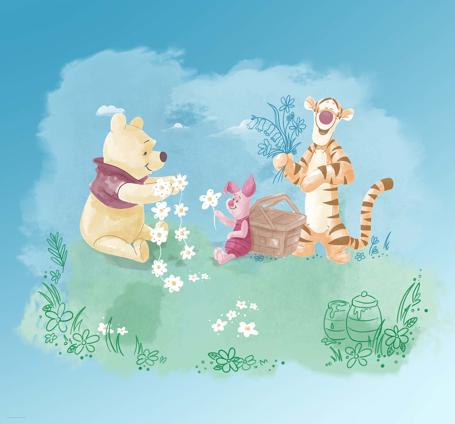 Winnie The Pooh And Friends In The Hundred Acre Wood