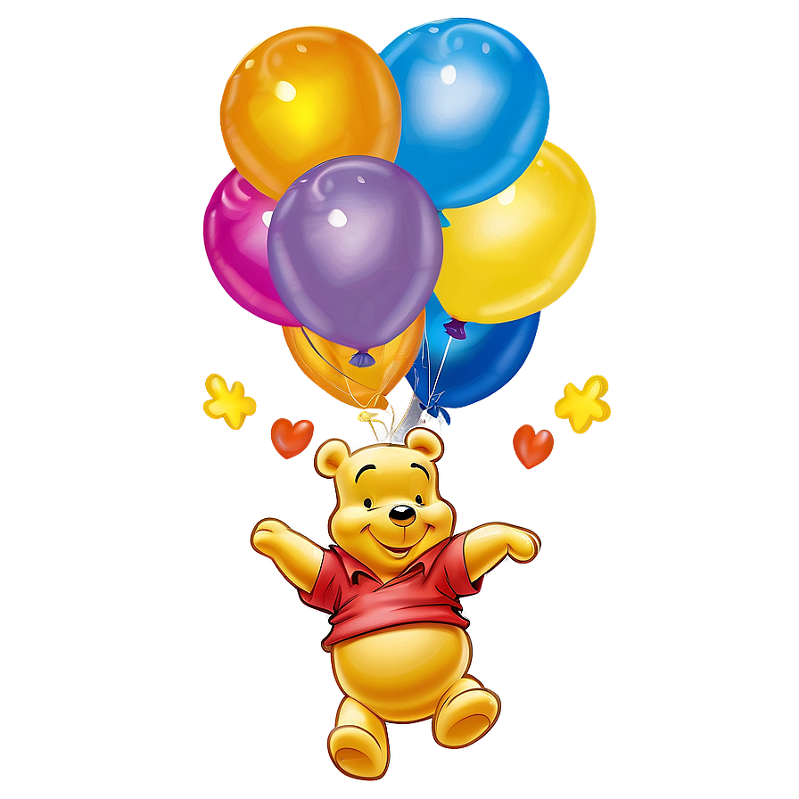 Download Winnie The Pooh Balloon Png 16 | Wallpapers.com