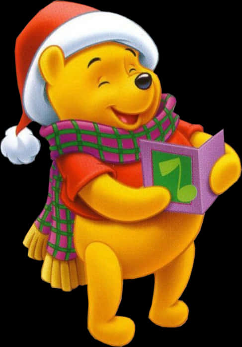 Winnie The Pooh Christmas Carol PNG