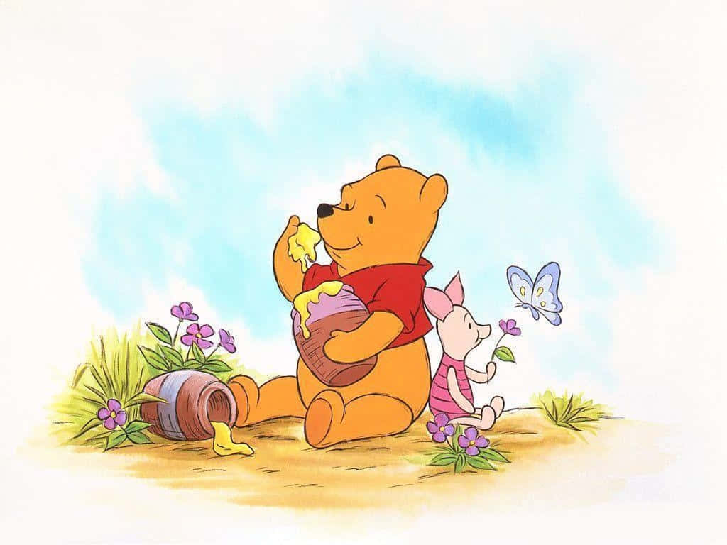 Join Winnie The Pooh for some classic adventures! Wallpaper