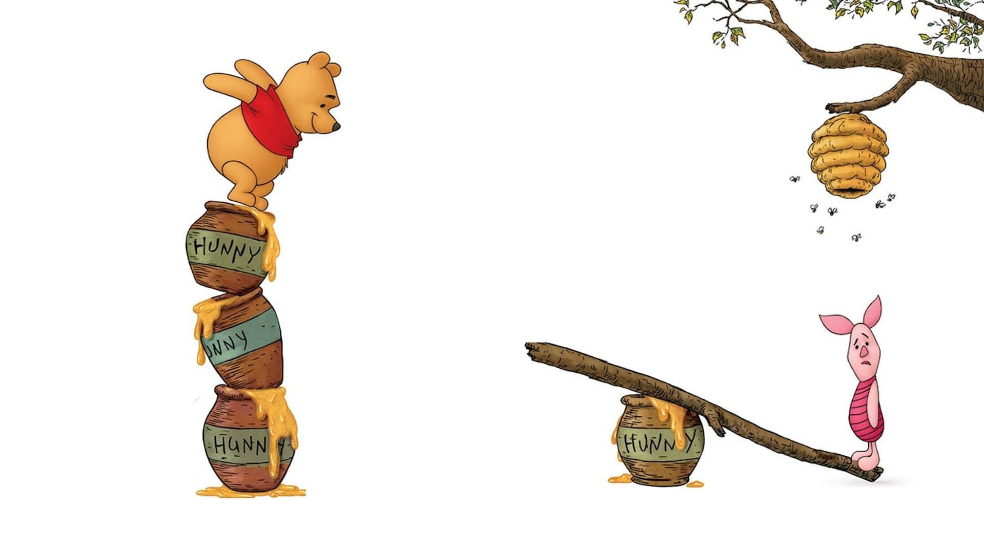 classic winnie the pooh and piglet
