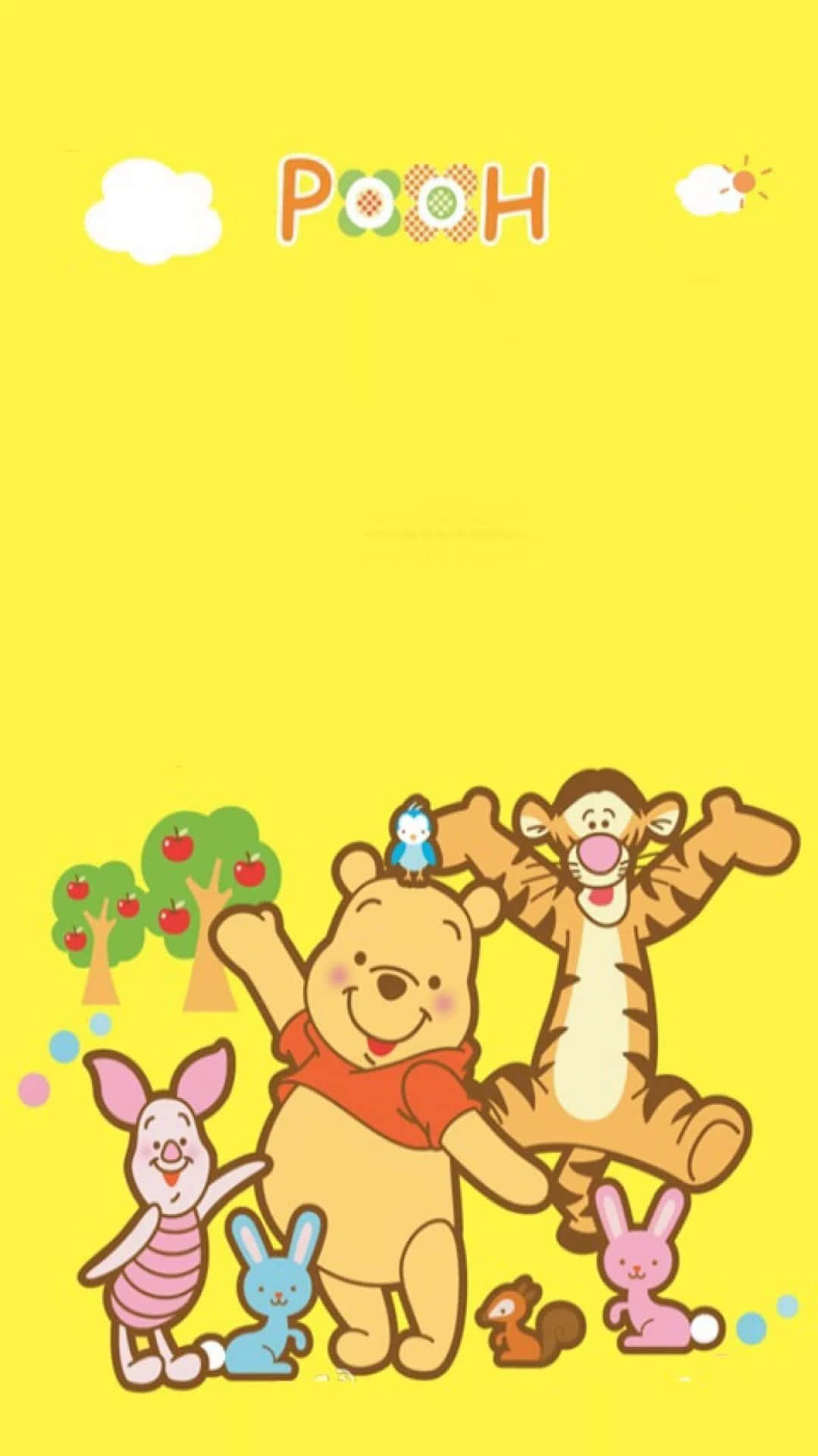 Winnie The Pooh Characters Classic Wallpaper