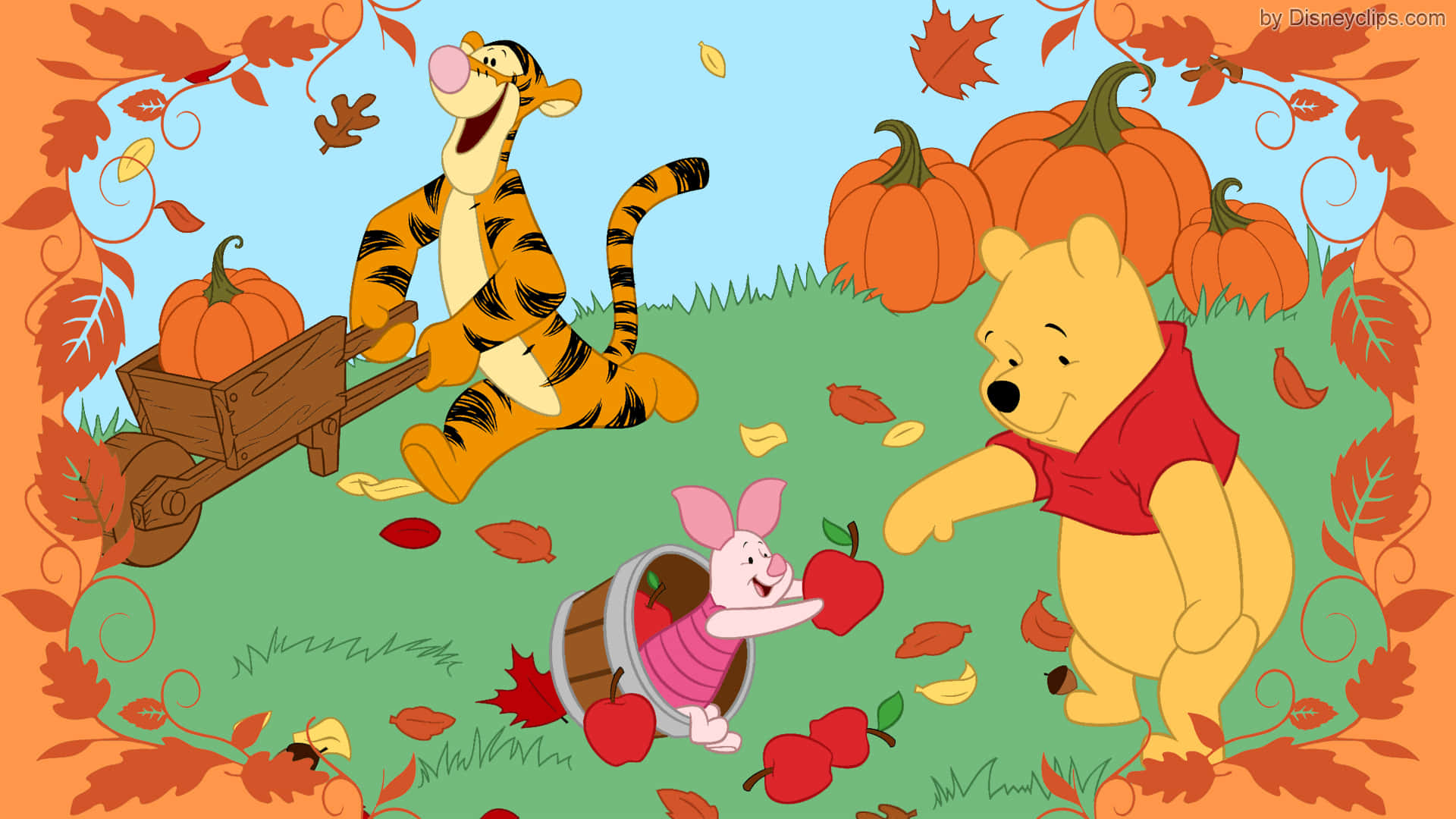 Celebrate the adventures of Winnie the Pooh Wallpaper