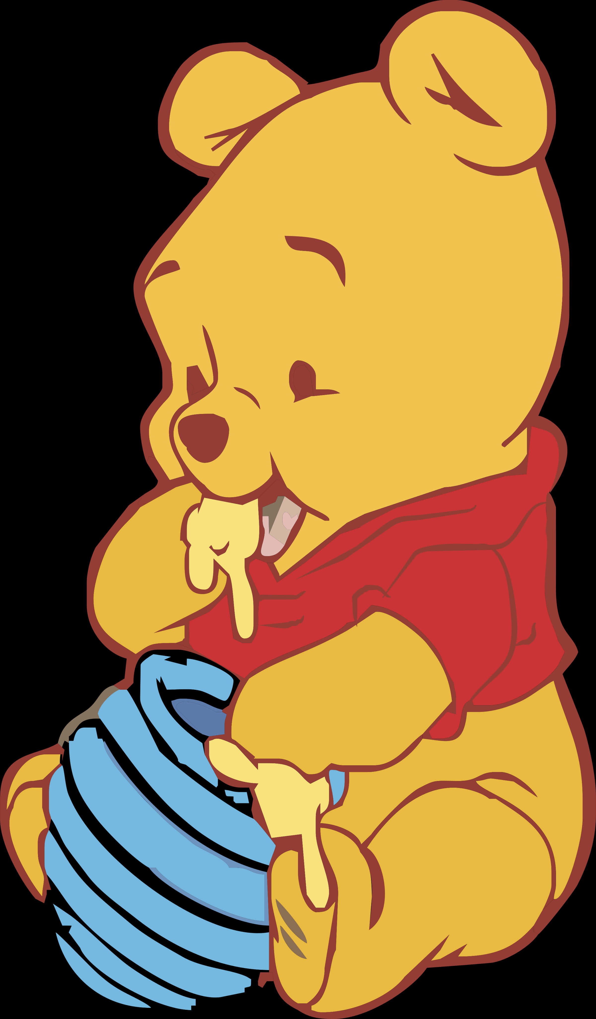 Winnie The Pooh Honey Pot Delight PNG