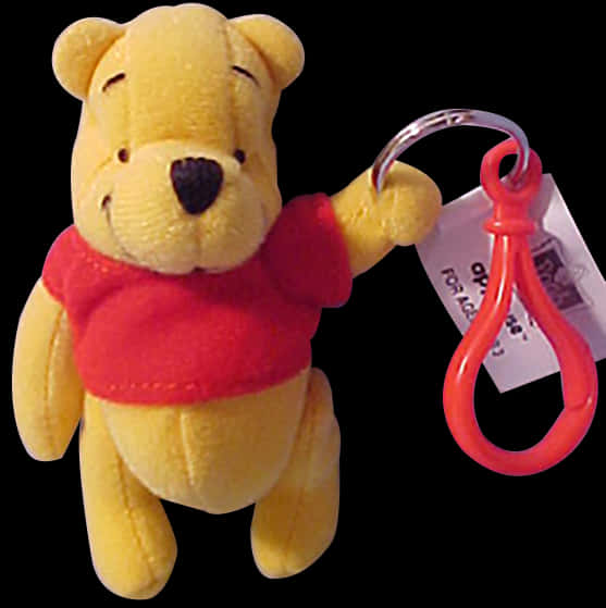 Winnie The Pooh Keychain Plush PNG