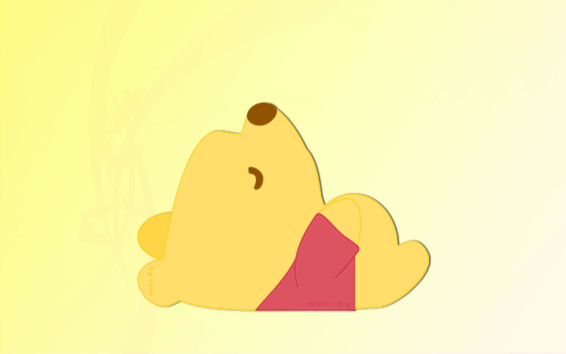 ¡ahorapuedes Trabajar, Jugar Y Mantenerte Conectado Con Un Portátil De Winnie The Pooh! Fondo de pantalla