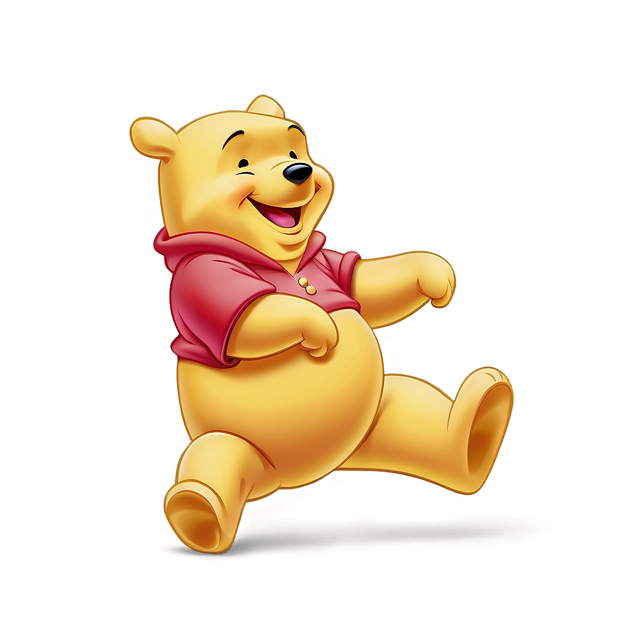 Winnie The Pooh Laughing Png 05062024 PNG