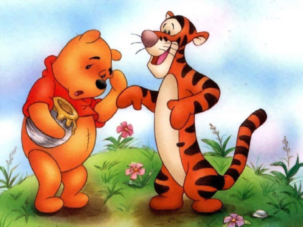 "Friends are always by your side, just like Winnie the Pooh"