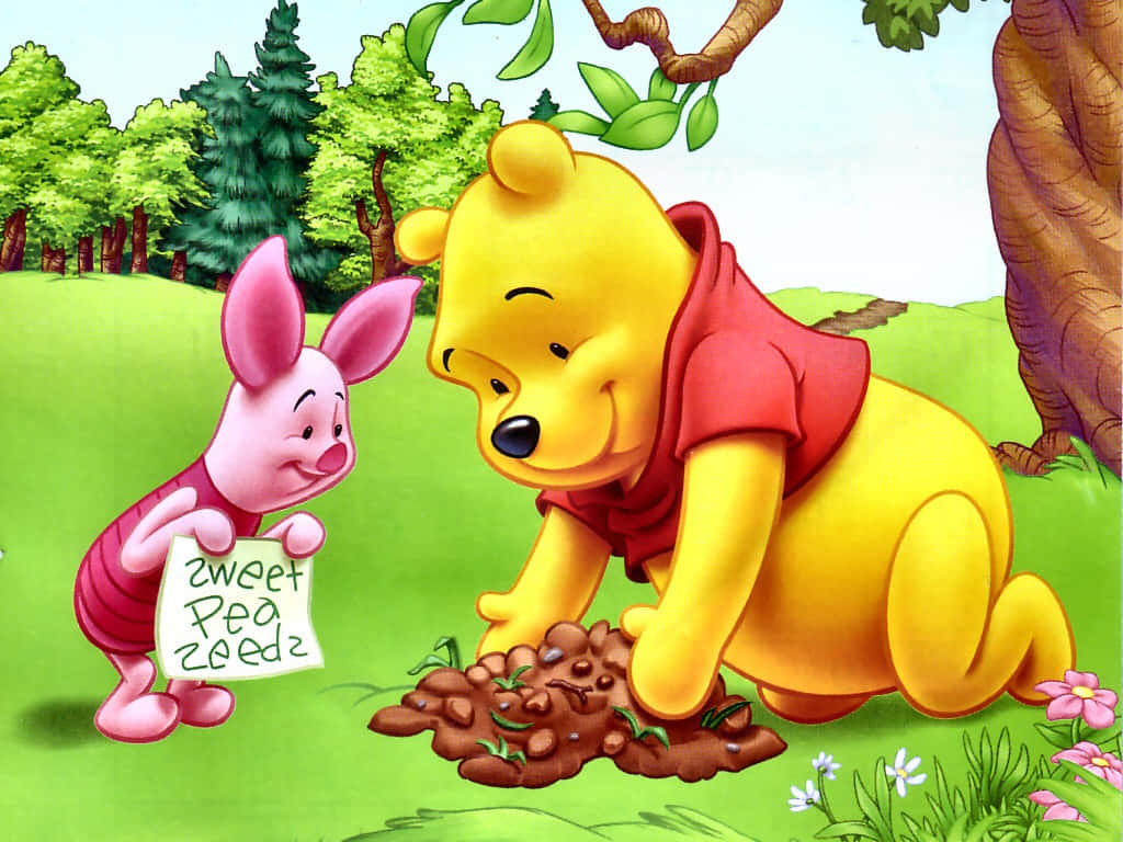 Feiernsie Die Großartige Natur Mit Winnie The Pooh!