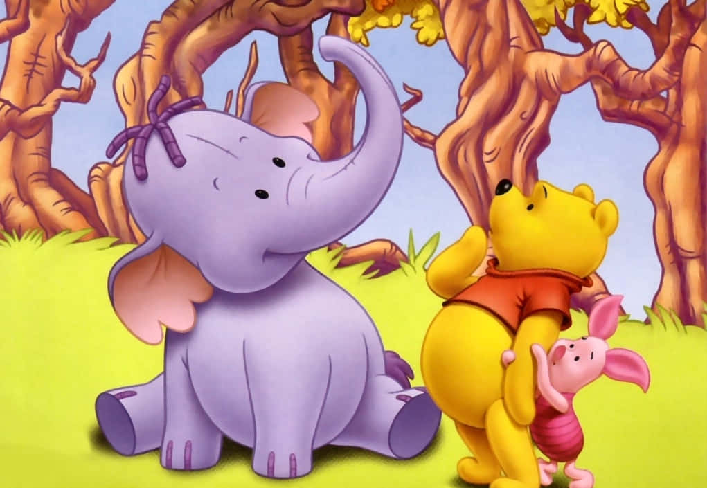 Pooh and Piglet sharing an adventurous day