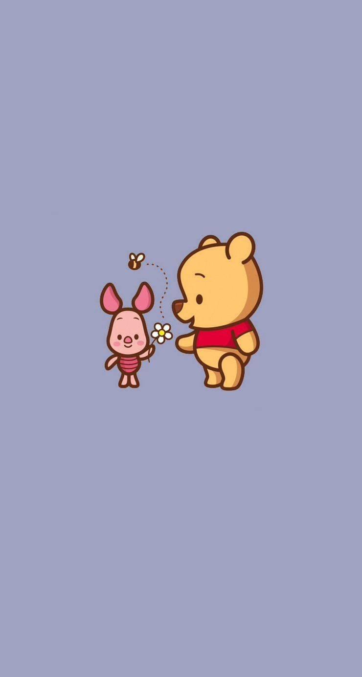 Winnie the Pooh and Piglet, Best Friends Wallpaper