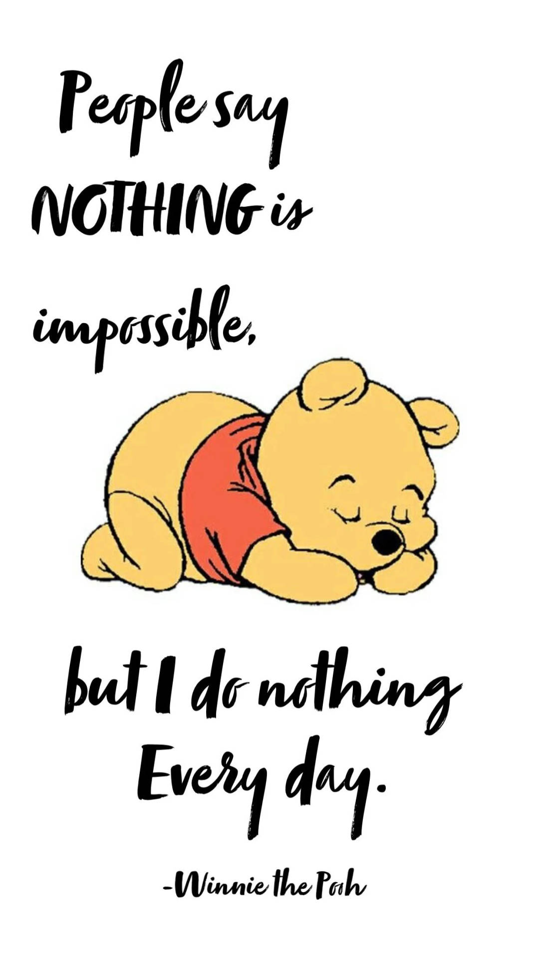 Winnie The Pooh Quotes About Laziness Wallpaper