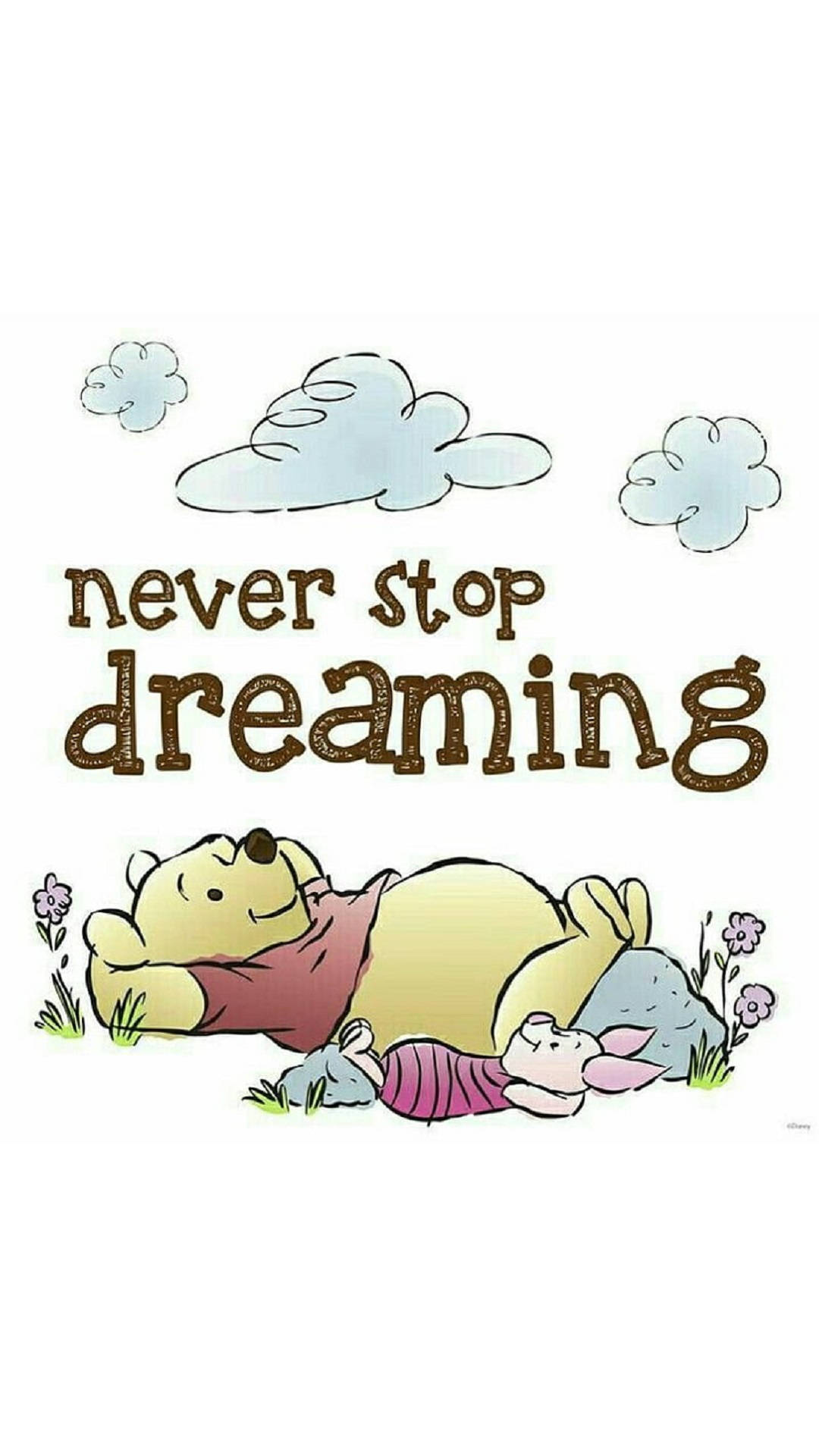 Winnie The Pooh Quotes Dreaming Wallpaper