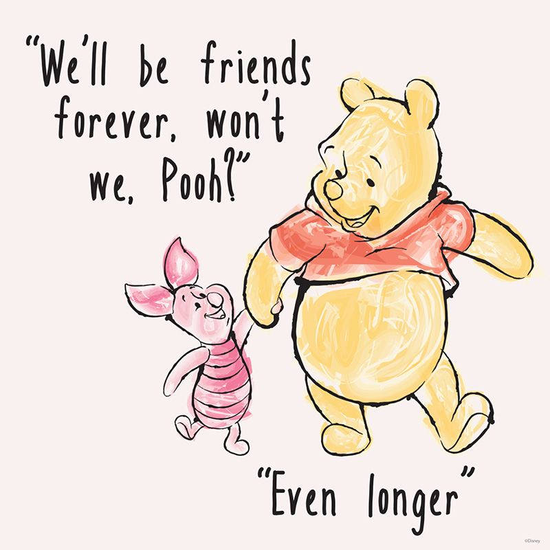 Winnie The Pooh Quotes Of Friendship Wallpaper